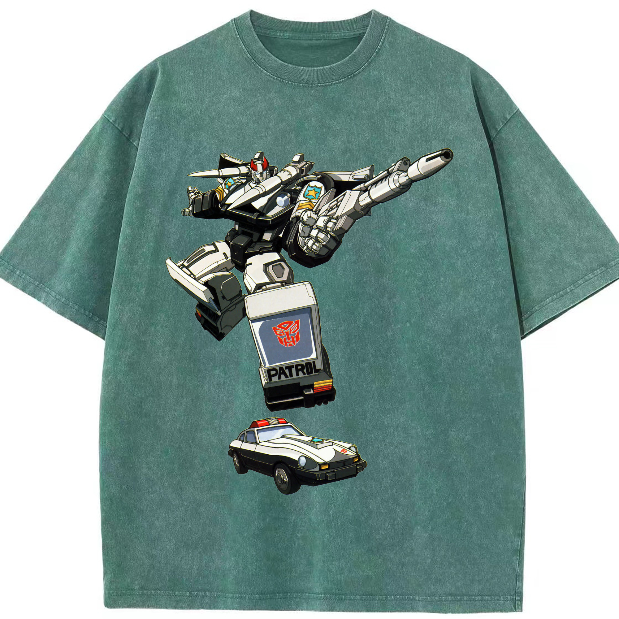 （画像用）  綿100% ヴィンテージ風 半袖Tシャツ（フロントプリント）